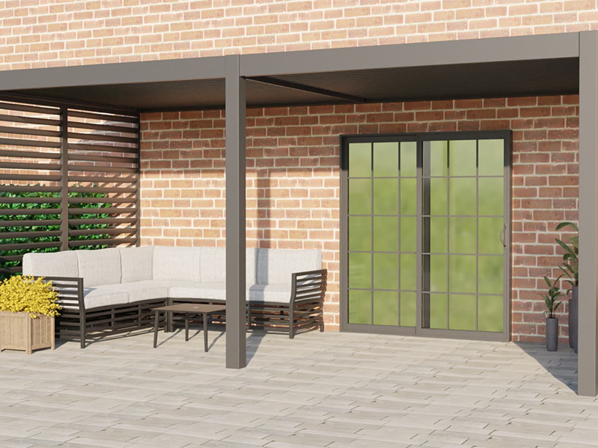 Remanso 2.8m x 5.7m (Wall Mounted) Pergola — hot tub pergola
